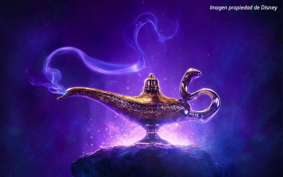 que es un prop 3d lampara aladdin